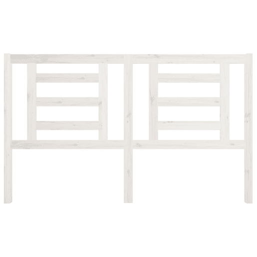 Cabeceira - Cabeceira de cama 166x4x100 cm pinho maciço branco