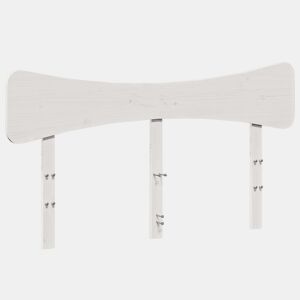 Cabeceira - Cabeceira de cama 160 cm madeira de pinho maciça branco