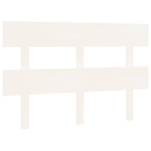 Cabeceira - Cabeceira de cama 124x3x81 cm pinho maciço branco