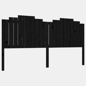 Cabeceira - Cabeceira de cama 206x4x110 cm pinho maciço preto
