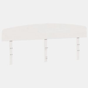 Cabeceira - Cabeceira de cama 200 cm madeira de pinho maciça branco