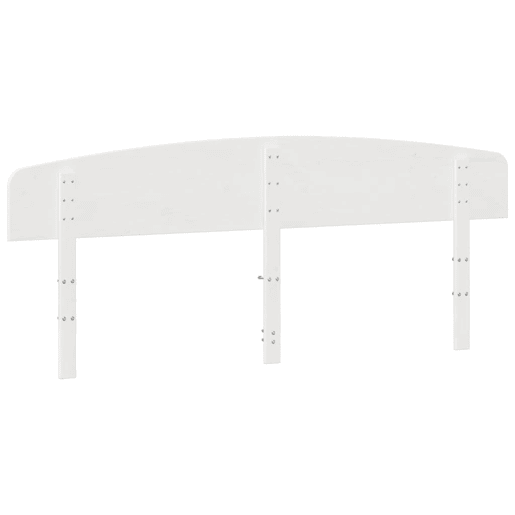 Cabeceira - Cabeceira de cama 200 cm madeira de pinho maciça branco