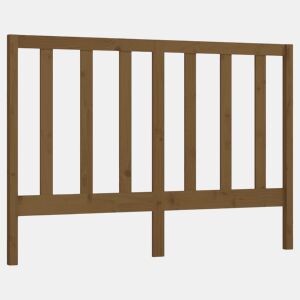 Cabeceira - Cabeceira de cama 166x4x100 cm pinho maciço castanho mel