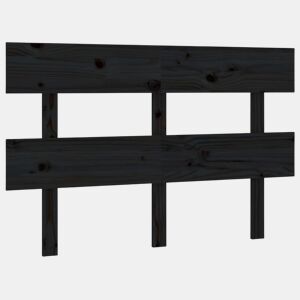 Cabeceira - Cabeceira de cama 144x3x81 cm pinho maciço preto