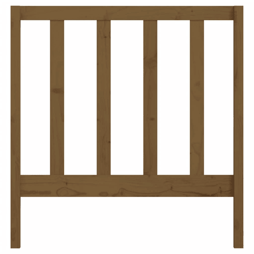 Cabeceira - Cabeceira de cama 95x4x100 cm pinho maciço castanho mel