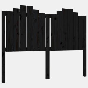 Cabeceira - Cabeceira de cama 146x4x110 cm pinho maciço preto