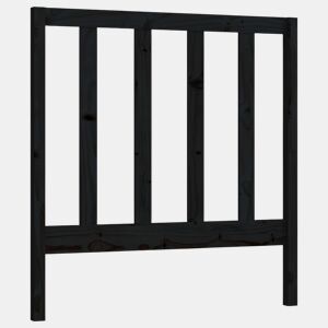 Cabeceira - Cabeceira de cama 95x4x100 cm pinho maciço preto
