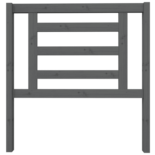 Cabeceira - Cabeceira de cama 96x4x100 cm pinho maciço cinzento