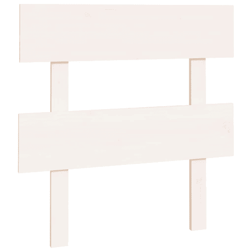 Cabeceira - Cabeceira de cama 93,5x3x81 cm pinho maciço branco