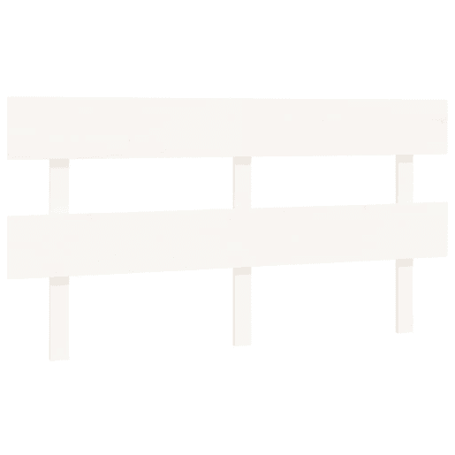 Cabeceira - Cabeceira de cama 164x3x81 cm pinho maciço branco
