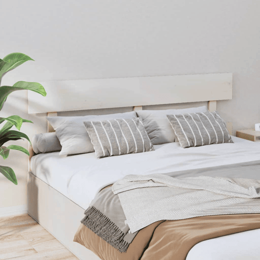 Cabeceira - Cabeceira de cama 164x3x81 cm pinho maciço branco