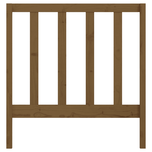 Cabeceira - Cabeceira de cama 81x4x100 cm pinho maciço castanho mel