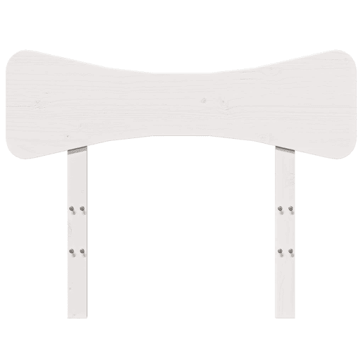 Cabeceira - Cabeceira de cama 75 cm madeira de pinho maciça branco