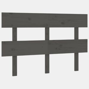 Cabeceira - Cabeceira de cama 138x3x81 cm pinho maciço cinzento