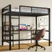 Cama alta para niños Cama alta para niños Negro