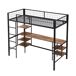 Cama alta para niños Cama alta para niños Negro