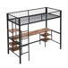 Cama alta para niños Cama alta para niños Negro