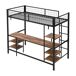 Cama alta para niños Cama alta para niños Negro
