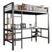 Cama alta para niños Cama alta para niños Negro