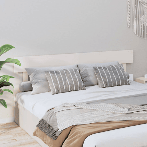 Cabeceira - Cabeceira de cama 184x3x81 cm pinho maciço branco