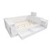 Camas individuales 145x264 Camas individuales 145x264 Blanco