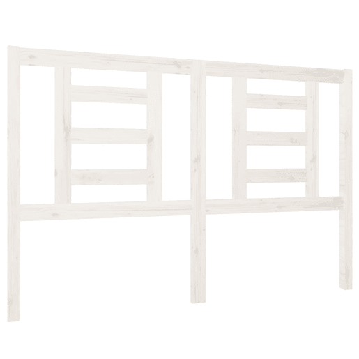 Cabeceira - Cabeceira de cama 146x4x100 cm pinho maciço branco
