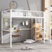 Cama alta para niños 95x254 Cama alta para niños 95x254 Blanco