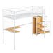 Cama alta para niños 95x254 Cama alta para niños 95x254 Blanco