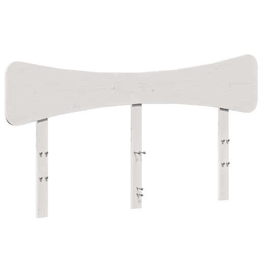 Cabeceira - Cabeceira de cama 140 cm madeira de pinho maciça branco