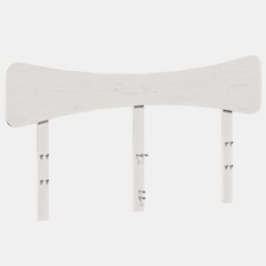 Cabeceira - Cabeceira de cama 140 cm madeira de pinho maciça branco