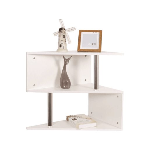 Mesa de centro u201CPenolau201D - Dimensões: C60 x P41 x A60 cm - Materiais: Painel de aglomerado - Cor: Branco
