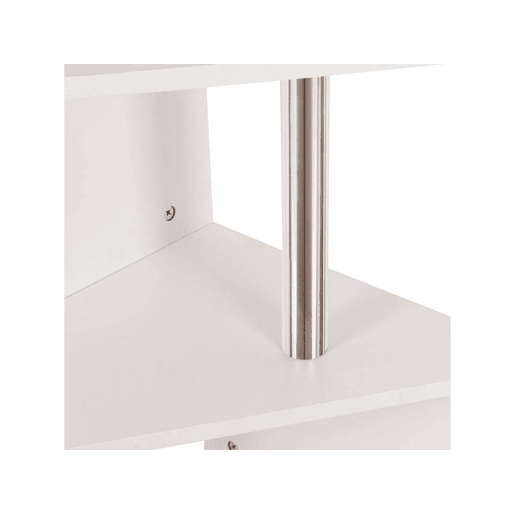Mesa de centro u201CPenolau201D - Dimensões: C60 x P41 x A60 cm - Materiais: Painel de aglomerado - Cor: Branco