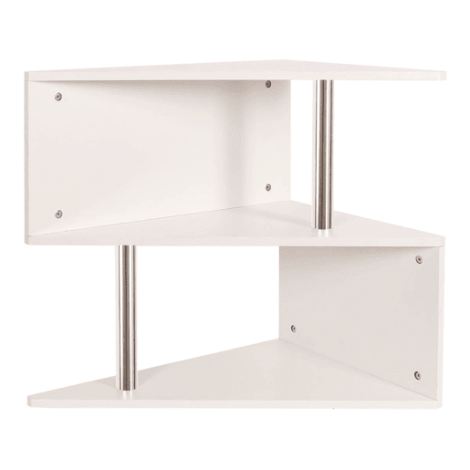 Mesa de centro u201CPenolau201D - Dimensões: C60 x P41 x A60 cm - Materiais: Painel de aglomerado - Cor: Branco