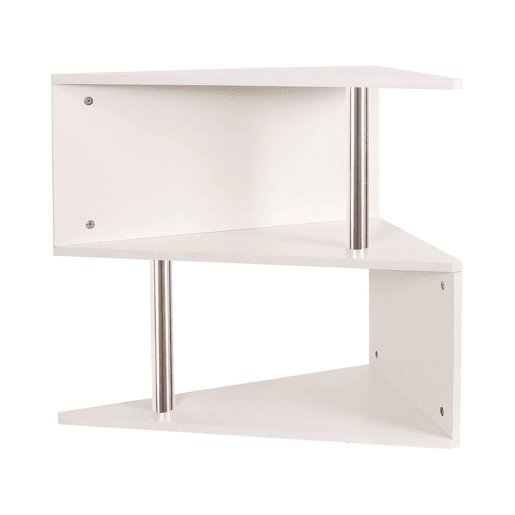 Mesa de centro u201CPenolau201D - Dimensões: C60 x P41 x A60 cm - Materiais: Painel de aglomerado - Cor: Branco