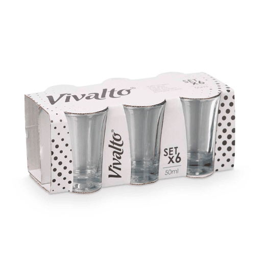 Conjunto de 6 copos coleção VIVALTO Conjunto de 6 copos coleção VIVALTO