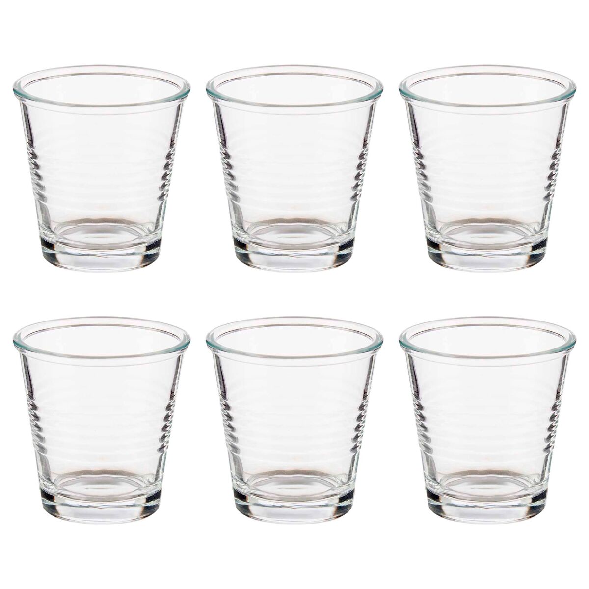 Set 6 vasos cafe colección VIVALTO