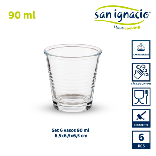 Conjunto de 6 copos de café coleção VIVALTO Conjunto de 6 copos de café coleção VIVALTO