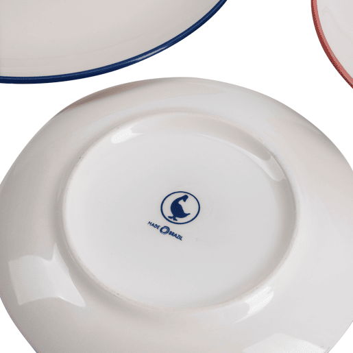 Conjunto de Louça 12 Peças (P. Plano Ø27cm + P. Fundo Ø20cm + P. Sobremesa Ø19cm) El Ganso