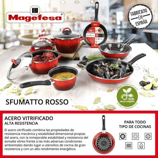 Caçarola 'SR' COM tampa Magefesa