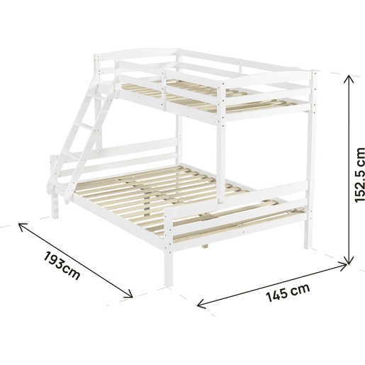 Beliche duplo - 193 x 145 x 152,5 cm - Branco