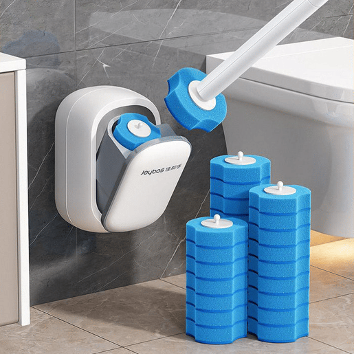 Escova sanitária descartável de parede Joybos com 6 recargas
