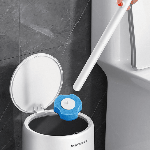 Escova sanitária descartável de parede Joybos com 6 recargas