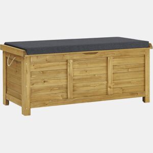 Caixa de jardim em madeira Gana - 125 x 60 x 54 cm - Marrom