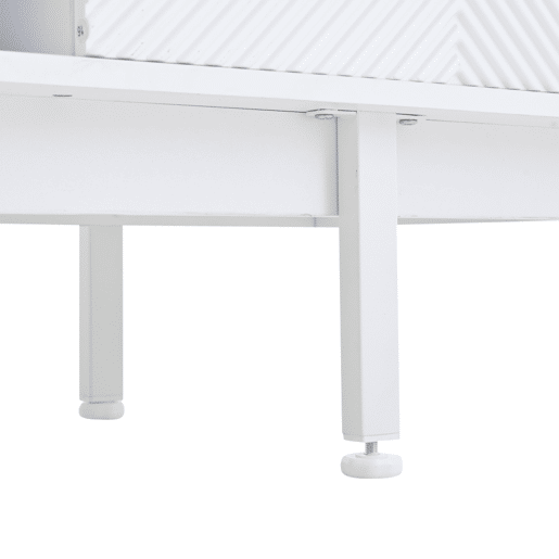 Móvel de TV 200x40x50,5 cm - Lowboard com 2 portas e 2 gavetas, suporte para TV com grande capacidade de armazenamento - Branco Móvel de TV 200x40x50,5 cm - Lowboard com 2 portas e 2 gavetas, suporte para TV com grande capacidade de armazenamento - Branco