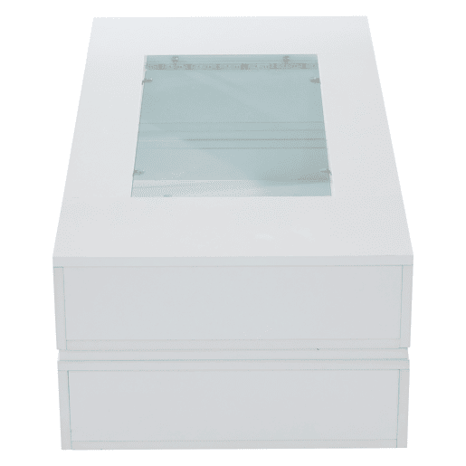 Mesa de centro LED - Controlo por aplicação Bluetooth - Branca Mesa de centro LED - Controlo por aplicação Bluetooth - Branca