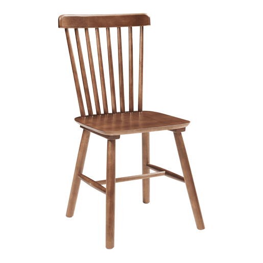 Conjunto de 2 cadeiras de jantar Karmoy 89x46x52 cm madeira Nogueira en.casa