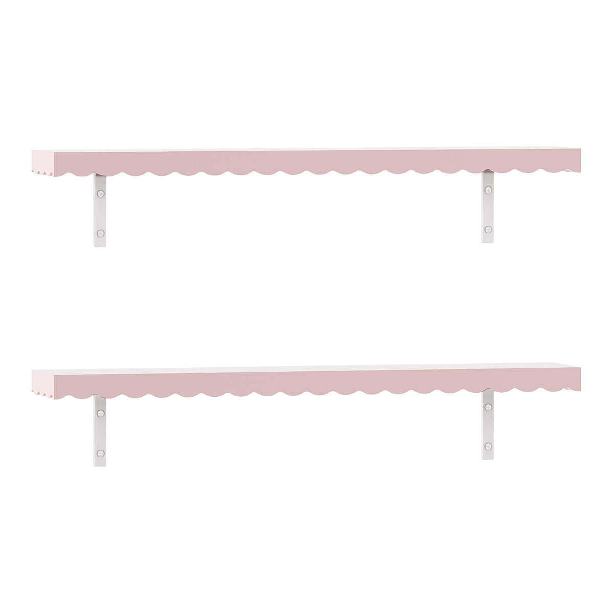 Set de 2 estantes flotantes Vestnes [en.casa]