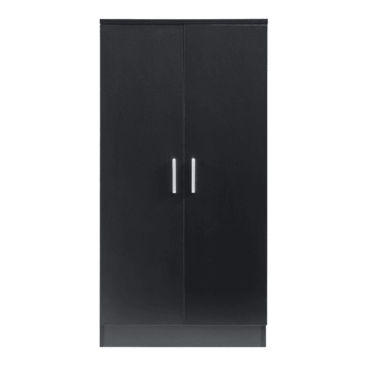 Sapateira Notribontaa 2 portas 7 prateleiras 108x55x35 cm Preto en.casa