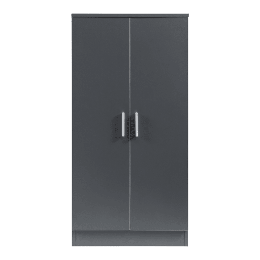 Sapateira Notribontaa 2 portas 7 prateleiras 108x55x35 cm Antracite en.casa