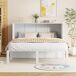 Cama retráctil de madera 146x205 Cama retráctil de madera 146x205 Blanco